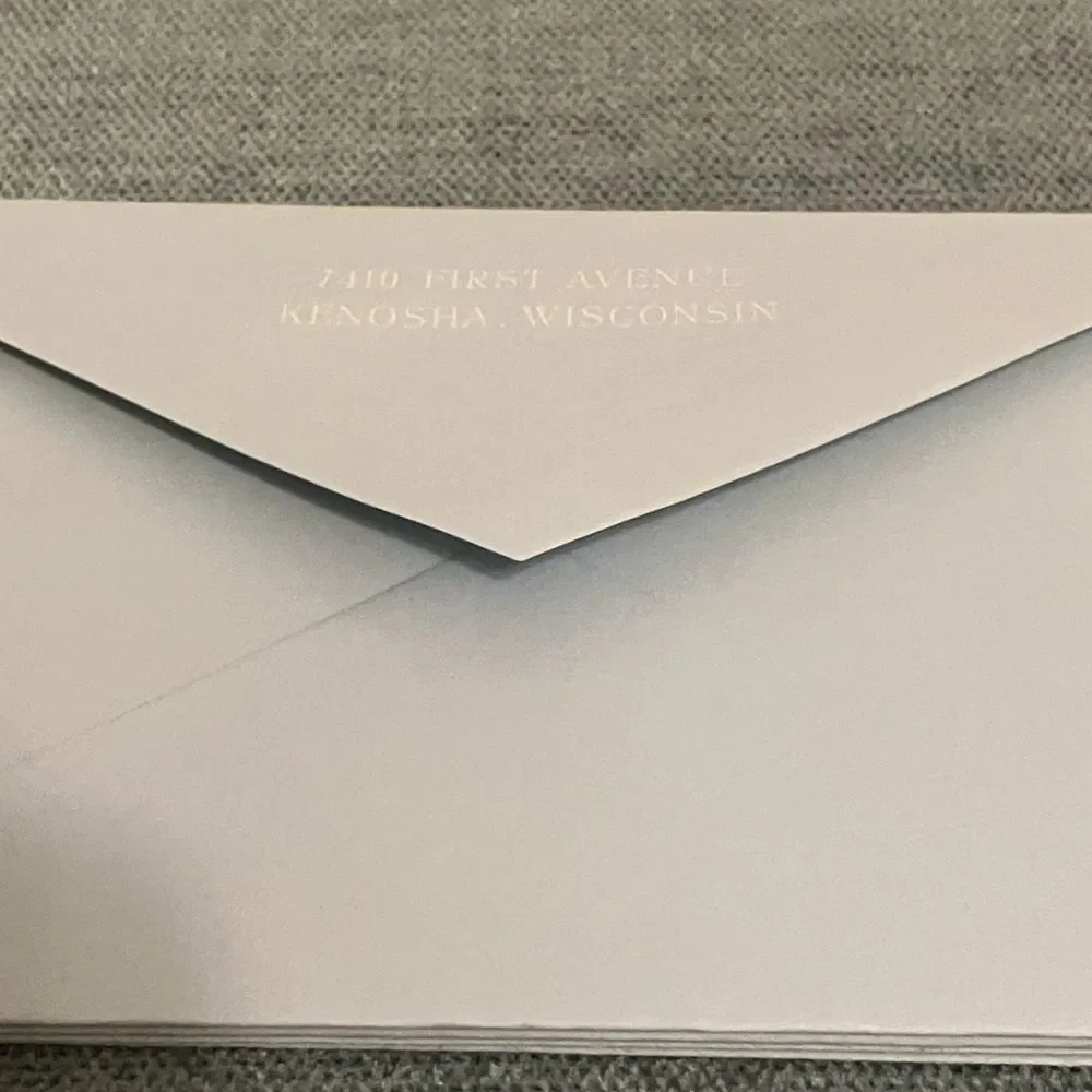 10 Blue Envelopes